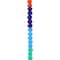 12 Pack: Multicolored Glass Faceted Rondelle Beads, 3mm by Bead Landing™